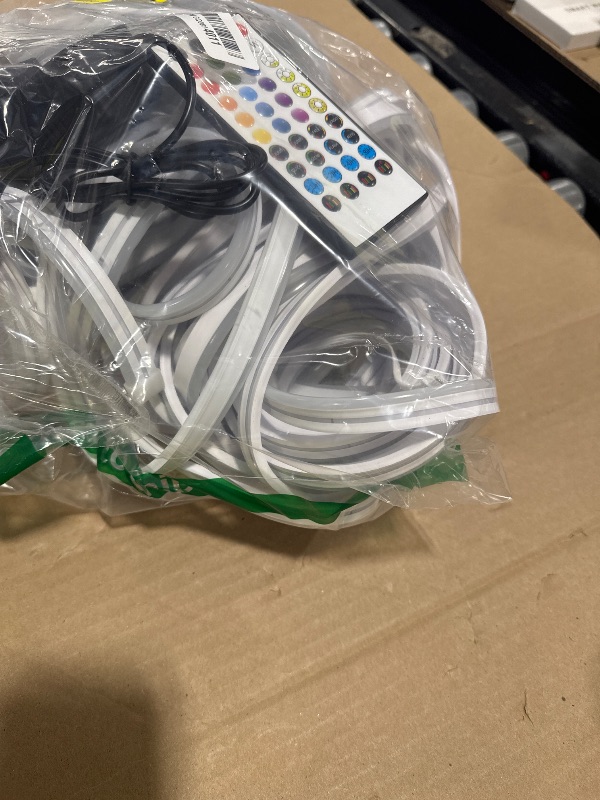 Photo 1 of segrass 100FT RGB LED neon Rope Lights LED neon Lights with Remote/APP Control 24V IP65 Waterproof Flexible Neon LED Strip Lights for Bedroom Room Outdoors Decor?2 Rolls of 50ft?