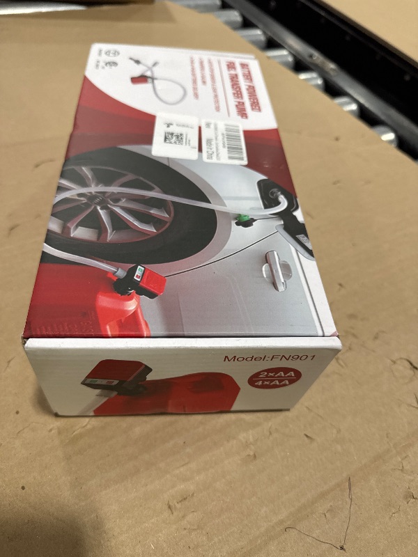 Photo 1 of Fuel Transfer Pump with Auto Stop-Overfill Protection for Gas Can, 3.2 Gallon per min, 51'' Overlong Hose Fuel Transfer Pump with 3 Tank Adapter, Portable Gas Pump for Gasoline,Diesel,Oil