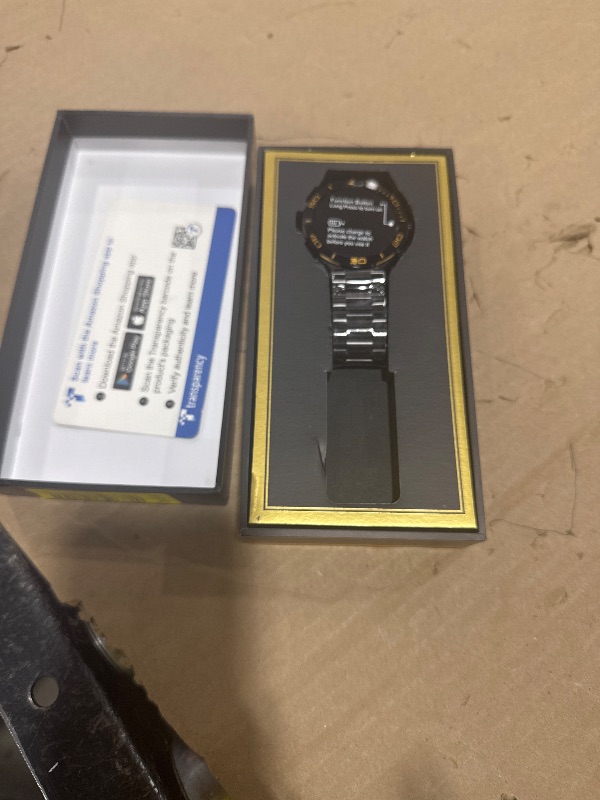 Photo 1 of Smart Watch for Men Answer/Make Call for Android iPhone, 1.43" AMOLED HD Screen Mens Luxury Watch, 400mAh Heavy Duty Smartwatch Heart Rate Blood Oxygen Blood Pressure Sleep Monitor Pedometer, 2 Straps