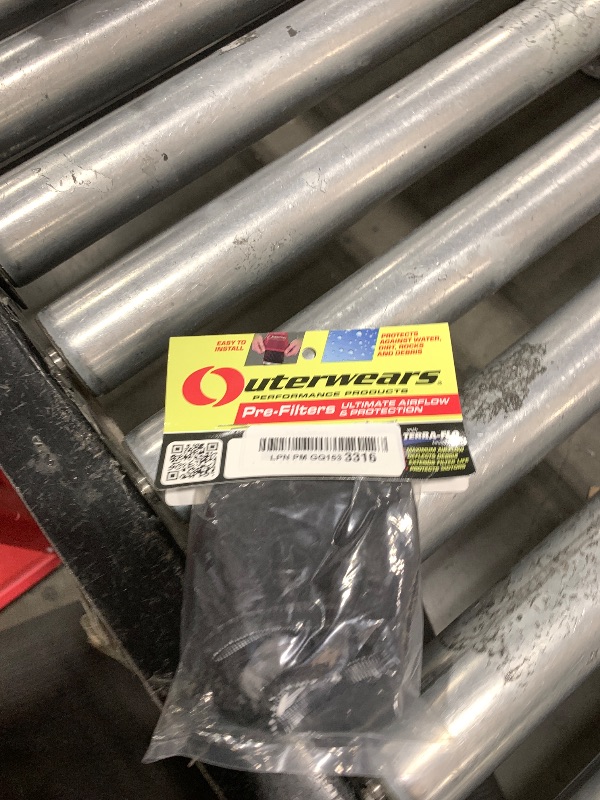 Photo 1 of Outerwears 20-2485-01 Water Repellent Pre-Filter (Black)