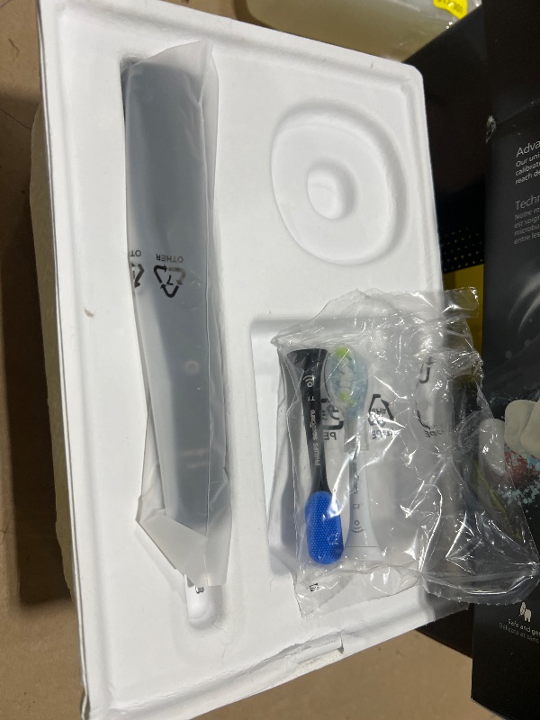 Photo 1 of Philips Sonicare DiamondClean Smart 9500 Electric Toothbrush - Sonic Toothbrush with App, Pressure Sensor, 15 Brushing Settings, Replacement Reminder, USB Charging Travel Case, Black, Model HX9923/11