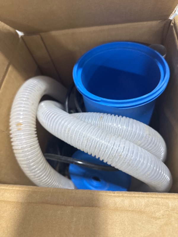 Photo 1 of Above Ground Pool Filter Pump, 1000 GPH Powerful Swimming Pool Cartridge Filter Pump, ETL Certified Water Circulation and Filtration System with GFCI Protection - Keep Water Crystal Clean