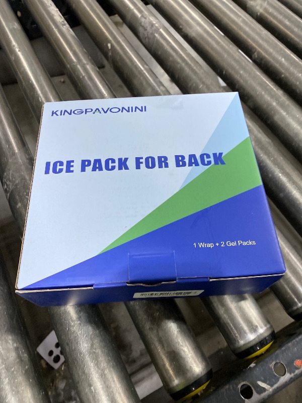 Photo 1 of KingPavonini Extra Large Ice Pack for Back Pain Relief with Extension Strap, 2 Pack Reusable Lower Back Gel Ice Pack Wrap for Lumbar Surgery, Sciatica, Herniated Disc, Coccyx Pain, Cold/Hot Therapy