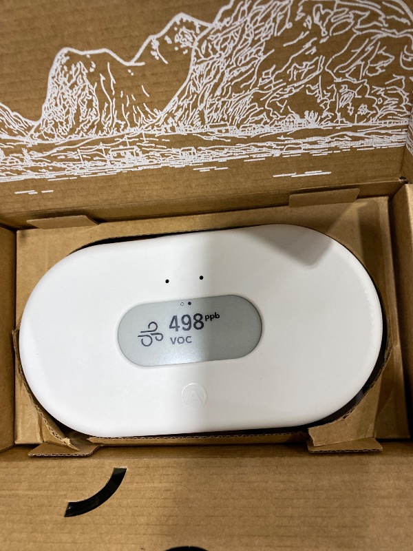 Photo 1 of Airthings 2960 View Plus - Battery Powered Radon & Air Quality Monitor (PM, CO2, VOC, Humidity, Temp, Pressure)