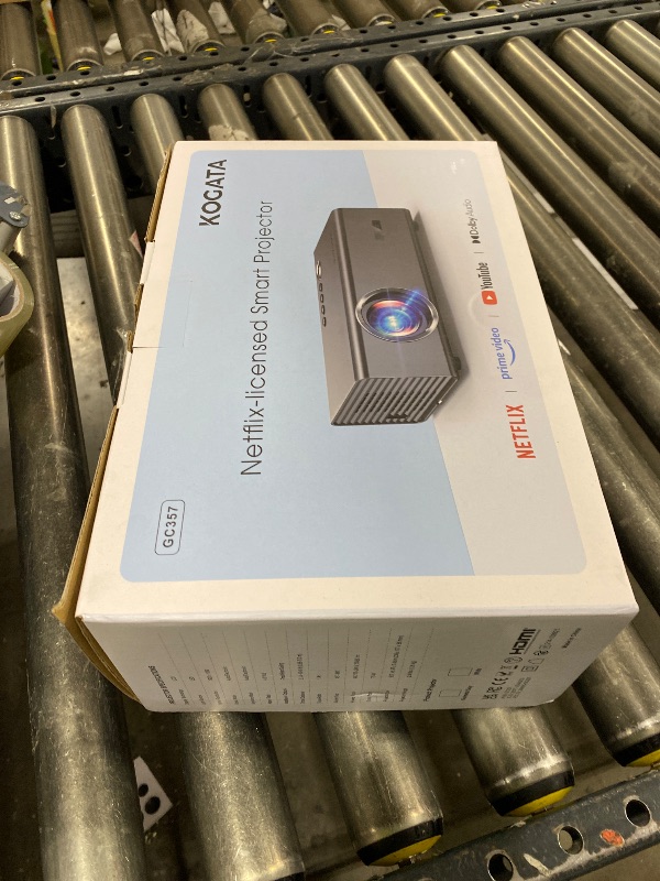 Photo 1 of 4K Projector with Built-in Apps, 1500ANSI Auto Focus&6D Keystone Dolby Audio Kogata Smart Projector with WiFi 6 Bluetooth Outdoor Movie Proyector for Home Theater HDR10+ UPGRADE