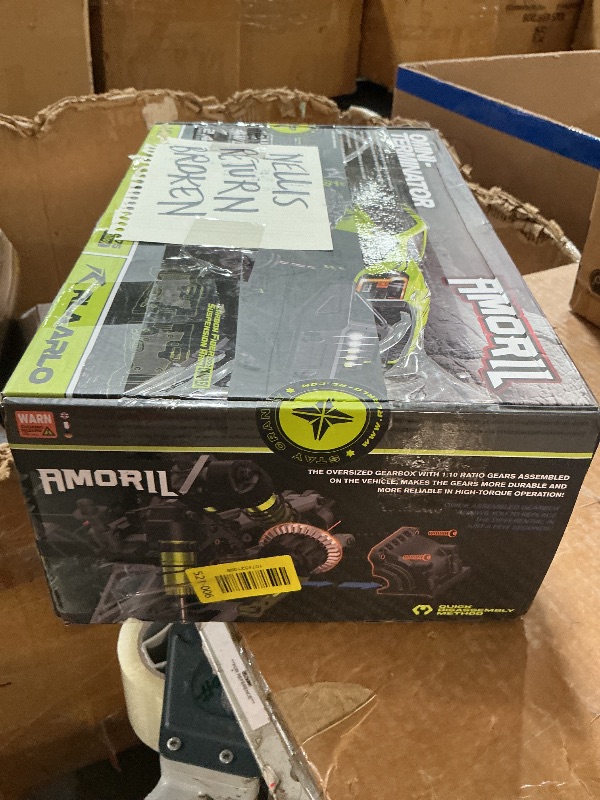 Photo 1 of **PARTS ONLY** RIAARIO 1/10 Brushless RC Cars, Monster Truck, 50+ MPH, 4WD, Waterproof, Carbon Fiber, Black, Ages 8+