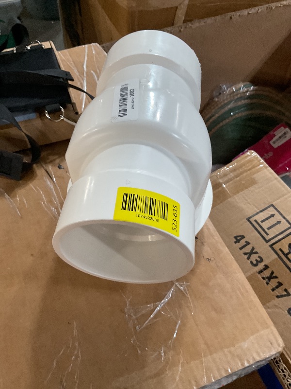 Photo 1 of ?2" White PVC Backwater Valve, Sewage and Rainwater Backflow Preventer