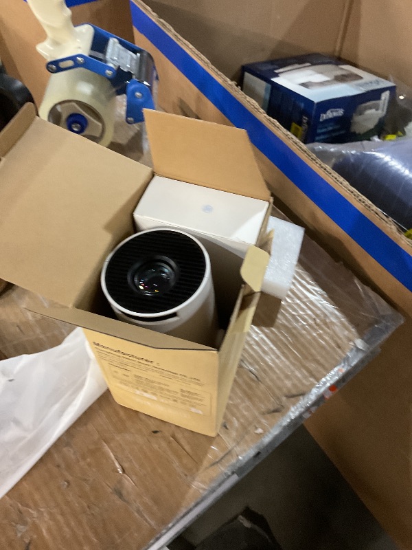 Photo 1 of [Built-in Apps & 2026 Upgraded] Mini Projector with WiFi 6 and Bluetooth 5.4 Support 4K 1080P Auto Keystone 180° Rotatable Projector Portable Compatibile with HDMI/TV Stick/Memory Stick/Laptop, White