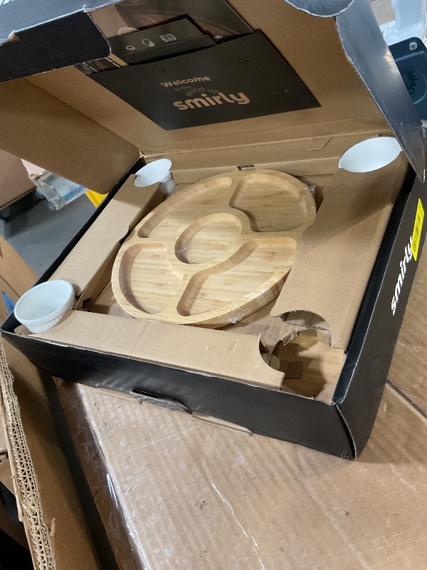 Photo 1 of * missing one cup *
SMIRLY Charcuterie Boards Set - Large Bamboo Cheese Board Set - House Warming Gifts New Home, Wedding Gift for Couple, Bridal Shower Gift, Birthday Gifts for Women