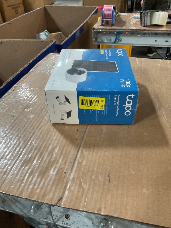 Photo 1 of ** factory seal**
Tapo SolarCam 1080p Security Camera Wireless Outdoor- Battery Power with Solar, Person Detection, Subscription-Free Local Storage or Optional Cloud, Works with Alexa & Google Assistant, C402 KIT
