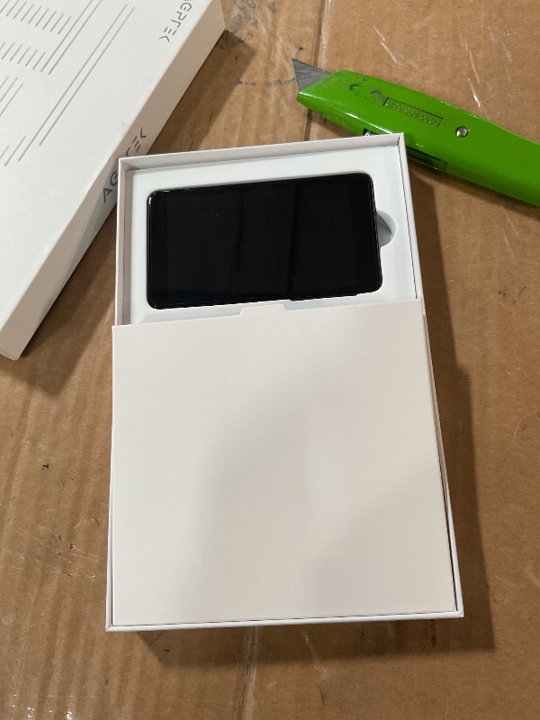 Photo 1 of ***DAMAGED - SEE NOTES/PICTURES***AGPTEK 96GB MP3 Player with Bluetooth and WiFi, T08X 4'' Android 14 MP4 Music Player with Spotify, Audible, APP Store, Up to 1TB, Black