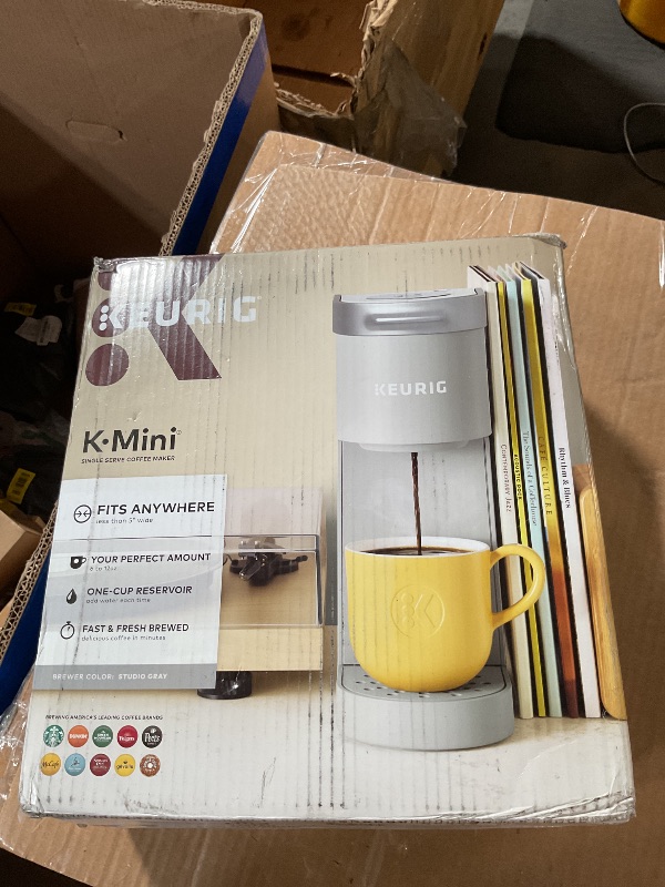 Photo 1 of ** coffee marks on it **
Keurig K-Mini Single Serve Coffee Maker, Studio Gray