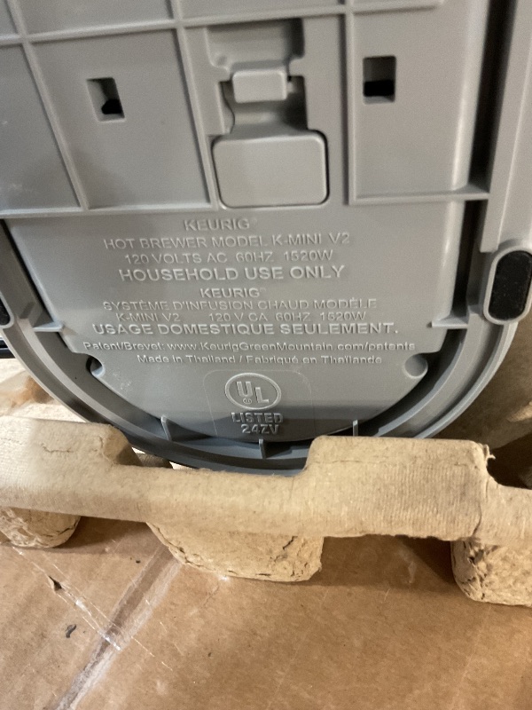 Photo 1 of ** coffee marks on it **
Keurig K-Mini Single Serve Coffee Maker, Studio Gray