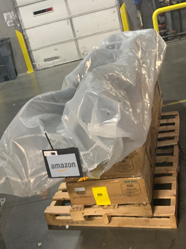 Photo 1 of ***FACTORY SEALED******TRUCK/TRAILER PICKUP ONLY***Backyard Discovery Canyon Creek Cedar Wood Swing Set with Wave Slide, Clubhouse, Play Kitchen, Picnic Area, Belt Swings, Web Swing, Rock Wall, Balconies, Playhouse, Step Ladder, Outdoor Playset
