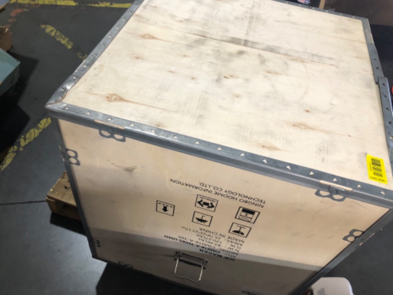 Photo 1 of ***FACTORY SEALED*******BOX 1 OF 2****** EUHOMY Commercial Ice Maker Machine 400Lbs/24H,ETL Approval, Industrial Ice Machine, 250Lbs Storage, Ice Ready in 11-20min, Stainless Steel Ice Maker for Bar/Cafe/Restaurant/Business