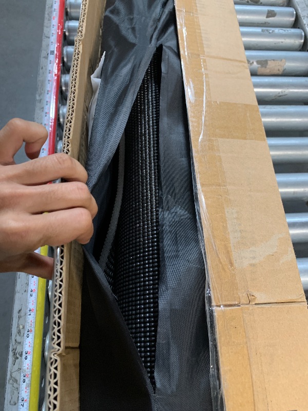 Photo 1 of ***DAMAGED - SEE NOTES/PICTURES***HAPBEAR Extra Large Exercise Mat-7'x5'x8mm(1/3 inch), Non-Slip, Ultra Durable, Thick Workout Mats for Home Gym Flooring Cardio, Yoga Mats for Fitness, High-Density Exercise Mat, Shoes-Friendly