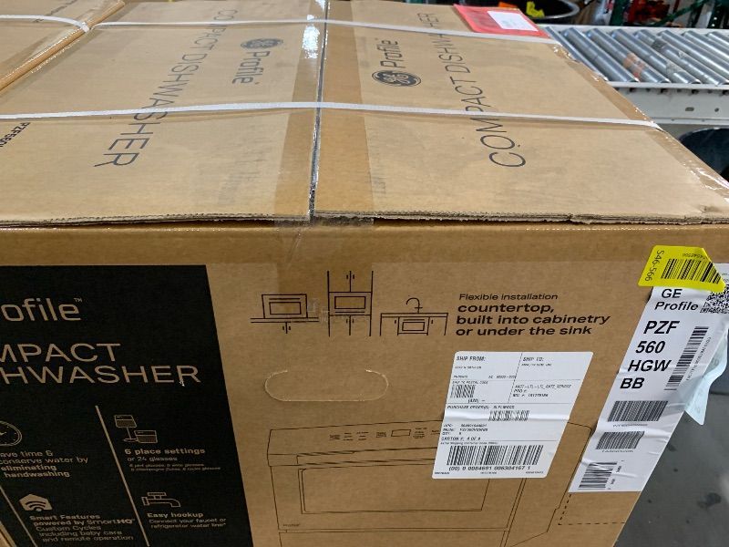 Photo 1 of ***FACTORY SEALED***GE Profile Countertop Dishwasher, Energy Star, 6 place settings, 6 wash cycles, WiFi Connected, with Built-In Capabilities