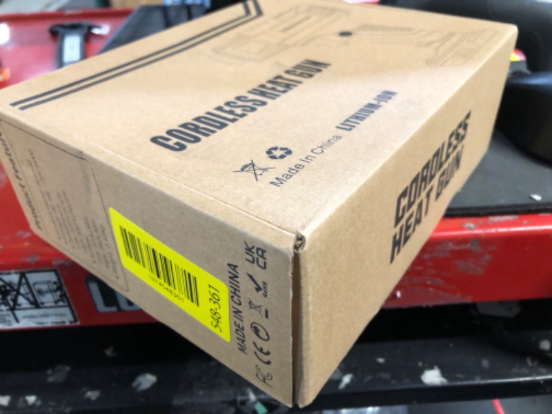 Photo 1 of ?380W?1022°F & 572°F?Cordless Heat Gun Compatible with Milwaukee M18 18V Battery, Portable Hot Air Gun Fast Heating Dual Temp with LED Light 4 Nozzles for Shrink Tubing, Resin, Vinyl Wrap (No Battery)