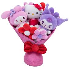 View 1 of (just 2)
Jazwares Hello Kitty® and Friends - 12-inch Plush Special Valentine’s Bouquet - 9 Plush - Officially Licensed Sanrio® Product Ages 6+