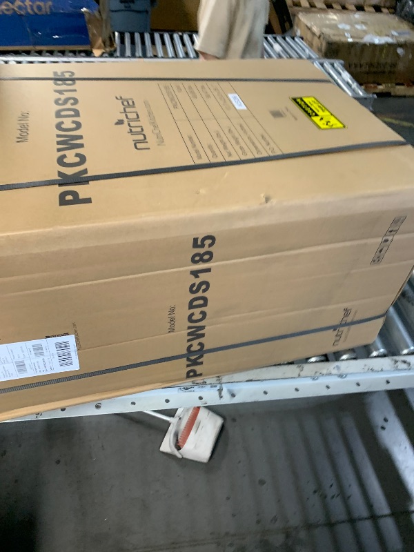 View 3 of ***FACTORY SEALED***
Nutrichef 18 Bottle Wine Fridge | Dual Zone Wine Chiller | Adjustable Temperature 41°F to 64°F | Ultra Quiet Operation | Wine Cooler For Home & Office | Free Standing 32x13x19 IN | Black