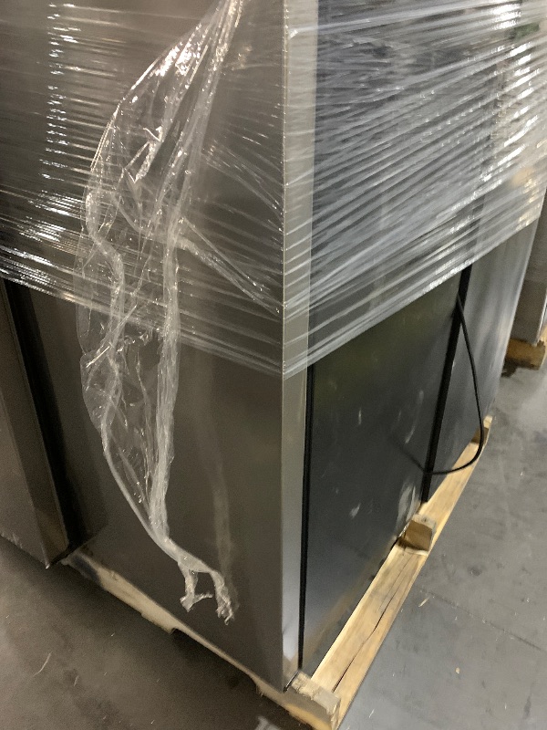 Photo 1 of ***DAMAGED - SEE NOTES/PICTURES***
7 cu. ft. Convertible Upright Freezer/Refrigerator in Stainless Steel Garage Ready