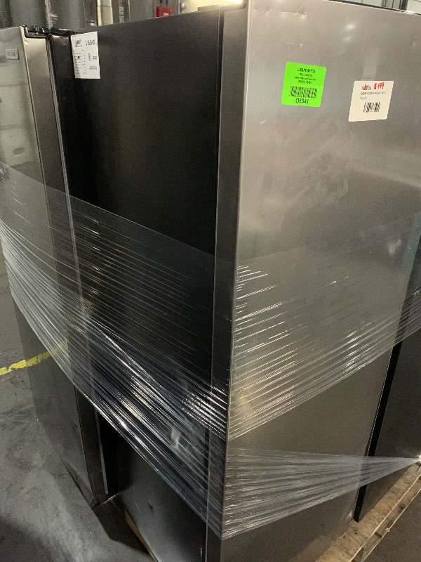 Photo 1 of ***DAMAGED - SEE NOTES/PICTURES***
7 cu. ft. Convertible Upright Freezer/Refrigerator in Stainless Steel Garage Ready 
