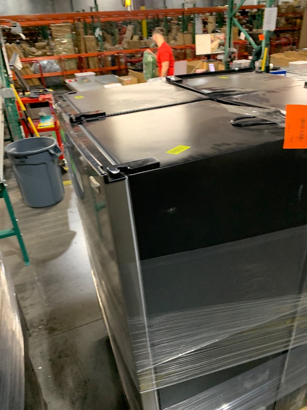 Photo 1 of ***DAMAGED - SEE NOTES/PICTURES***
7 cu. ft. Convertible Upright Freezer/Refrigerator in Stainless Steel Garage Ready
