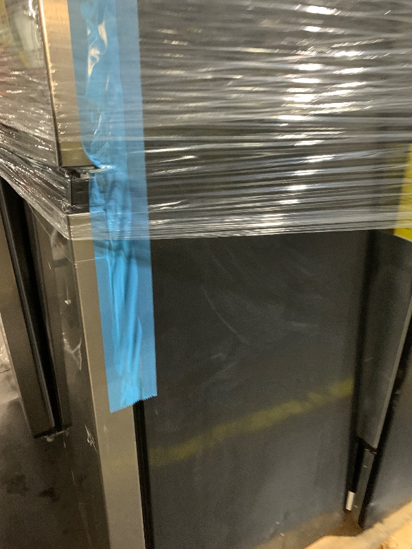 Photo 1 of ***DAMAGED - SEE NOTES/PICTURES***
LG 8.3 Cu. Ft. Platinum Silver Counter Depth Compact Top Freezer Refrigerator
