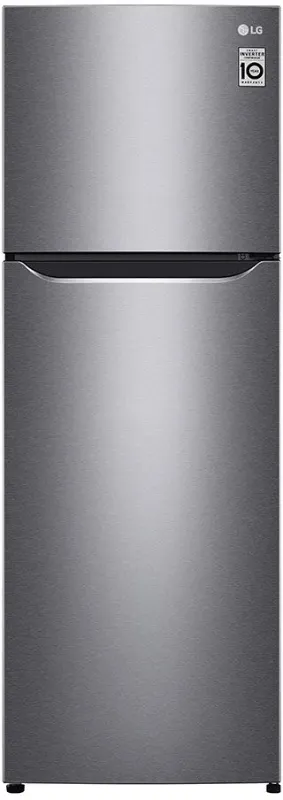 Photo 1 of ***DAMAGED - SEE NOTES/PICTURES***
LG 8.3 Cu. Ft. Platinum Silver Counter Depth Compact Top Freezer Refrigerator
