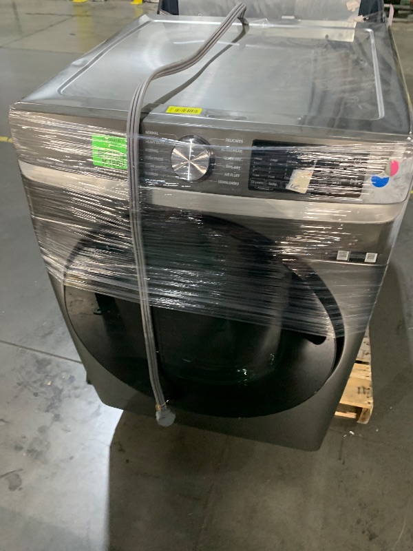 Photo 1 of ***DAMAGED - SEE NOTES/PICTURES***
7.5 cu. ft. Vented Smart Stackable Electric Dryer in Platinum with Steam Sanitize+
