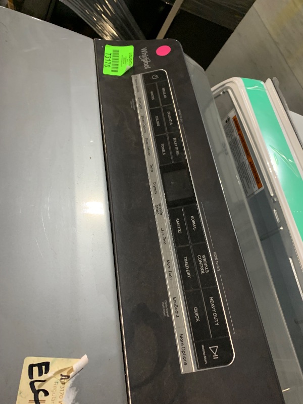 Photo 1 of ***DAMAGED - SEE NOTES/PICTURES***
Whirlpool - 7.4 Cu. Ft. Smart Electric Dryer with Steam and Advanced Moisture Sensing - Chrome Shadow
