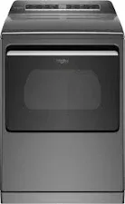 Photo 1 of ***DAMAGED - SEE NOTES/PICTURES***
Whirlpool - 7.4 Cu. Ft. Smart Electric Dryer with Steam and Advanced Moisture Sensing - Chrome Shadow
