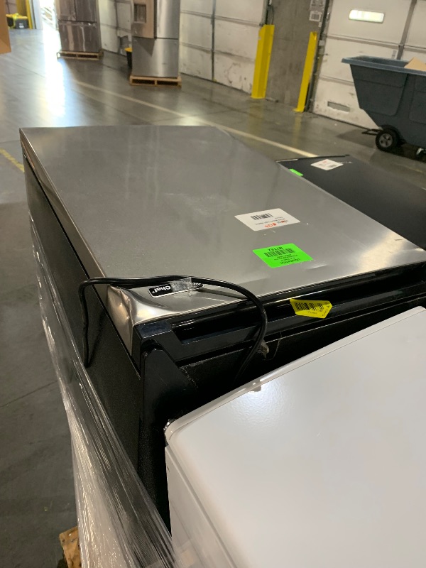 Photo 1 of ***DAMAGED - SEE NOTES/PICTURES***
4.4 cu. ft. Compact Mini Refrigerator in Stainless Look
