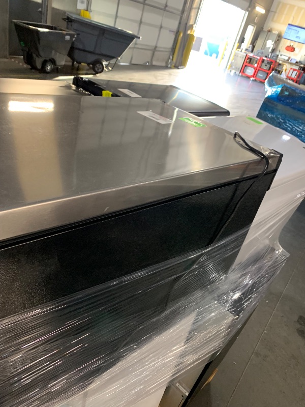 Photo 1 of ***DAMAGED - SEE NOTES/PICTURES***
4.4 cu. ft. Compact Mini Refrigerator in Stainless Look
