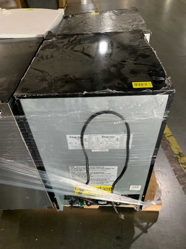 Photo 1 of ***DAMAGED - SEE NOTES/PICTURES***
Magic Chef 4.4 Cu. Ft. Compact Refrigerator, Silver