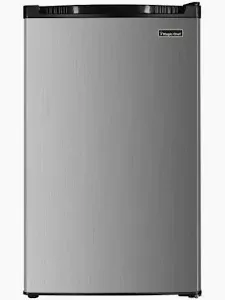 Photo 1 of ***DAMAGED - SEE NOTES/PICTURES***
Magic Chef 4.4 Cu. Ft. Compact Refrigerator, Silver