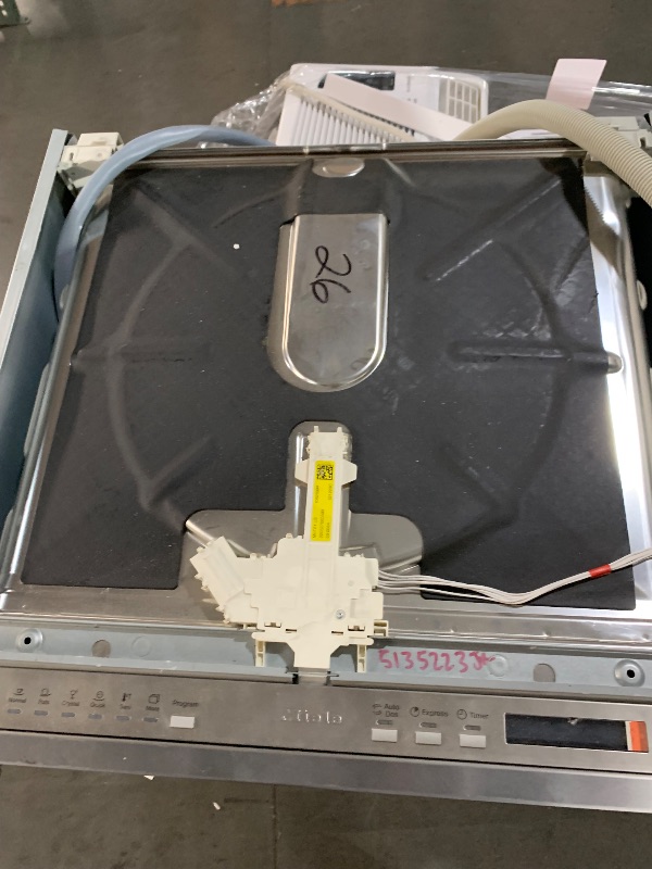 Photo 1 of ***DAMAGED - SEE NOTES/PICTURES***
Miele 24" Stainless Steel Top Control Built In Dishwasher
