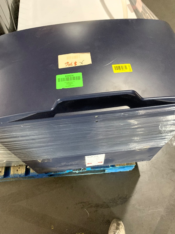 Photo 1 of ***DAMAGED - SEE NOTES/PICTURES***
GE Sapphire Blue Washer Or Dryer Pedestal - GFP1528PNRS

