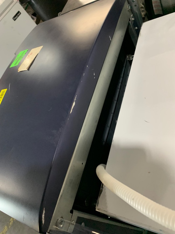 Photo 1 of ***DAMAGED - SEE NOTES/PICTURES***
GE Sapphire Blue Washer Or Dryer Pedestal - GFP1528PNRS

