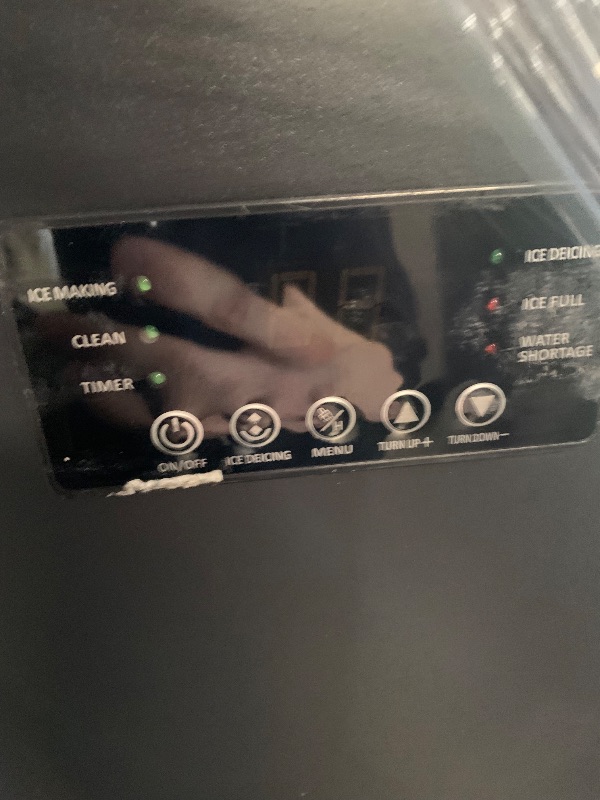 Photo 1 of ***DAMAGED - SEE NOTES/PICTURES***
Commercial Ice Maker 130 lb./24 H Freestanding Ice Maker Machine with 35 lb. Storage and Essential Accessories, Black