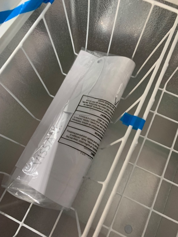 Photo 1 of ***DAMAGED - SEE NOTES/PICTURES***
4.9 cu. ft. Manual Defrost Chest Freezer with LED Light Type in White Garage Ready
