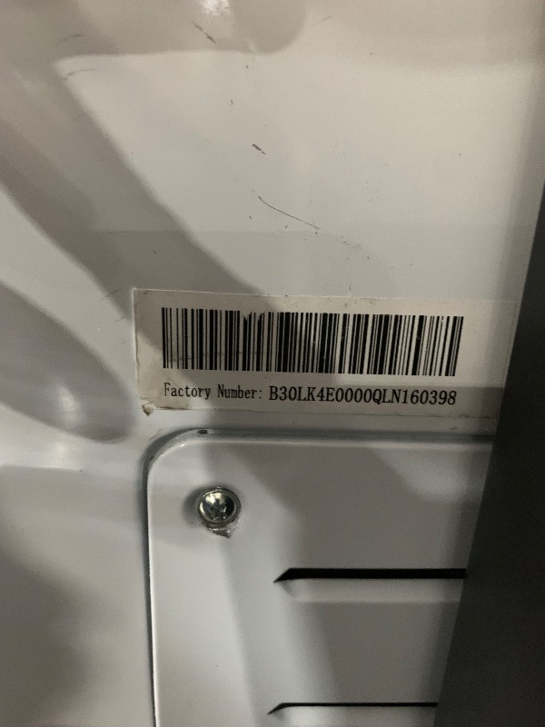 Photo 1 of ***DAMAGED - SEE NOTES/PICTURES***
4.9 cu. ft. Manual Defrost Chest Freezer with LED Light Type in White Garage Ready
