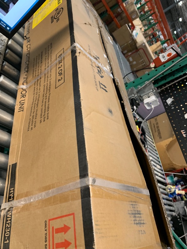 Photo 1 of (box 2of2)
Uthfy 1800BTU 230V Mini Split AC/Heating System, Energy Efficent Ductless Inverter Air Conditioner,Pre-charged Condenser, Heat Pump,1.5 Ton,Cool Up to 1250sq.ft,19 SEER 2,Installtion Kits Included