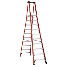 Photo 1 of  Louisville Stepladder: 18 ft Ladder Size, Fiberglass, 300 lb Load Capacity