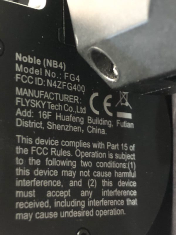 Photo 1 of ***MISSING PARTS***
GoolRC Flysky Noble NB4+ 2.4GHz 8CH Radio Transmitter with FGr4S V2 Receiver, AFHDS 3 Protocol Remote Controller with Receiver for RC Car Boat