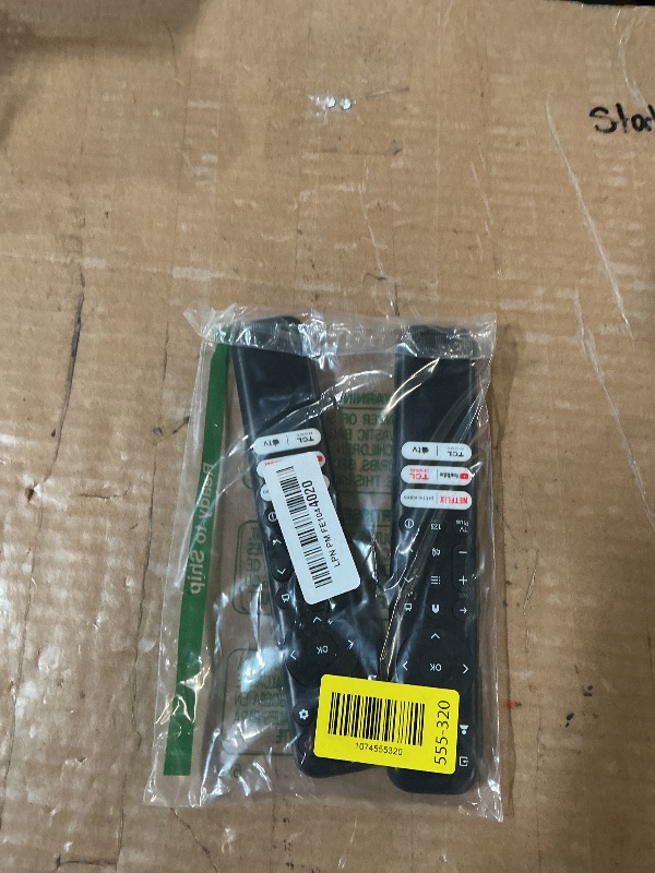 Photo 1 of (Pack of 2) Replacement-for-TCL-Google-TV-Remote-Control,Universal Remote for TCL Smart UHD HDR LED Mini QLED 4K Google TVs(Not for Fire or Roku TVs)