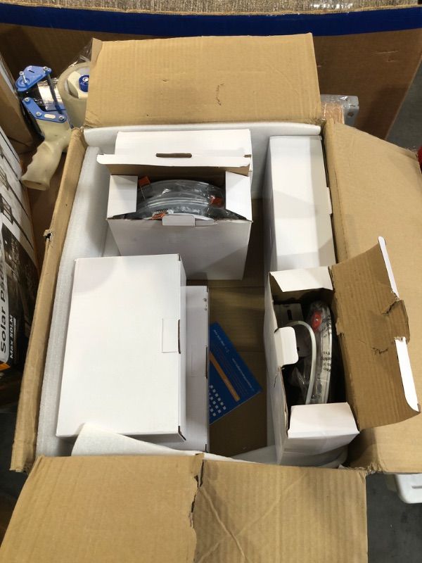 Photo 1 of ***MISSING ITEMS** Amico 24 Pack 6 Inch 5CCT Ultra-Thin LED Recessed Ceiling Light with Junction Box, 1050LM Brightness, Dimmable Canless Wafer Downlight, 12W, ETL&FCC