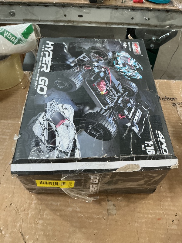 Photo 1 of ***PARTS ONLY***
HYPER GO H16PL 1/16 RTR Fast Brushless RC Buggy for Adults, Max 38 mph RC Truck, 4WD High Speed Racing Car with 2S 2000 mAh Battery for RC Basher