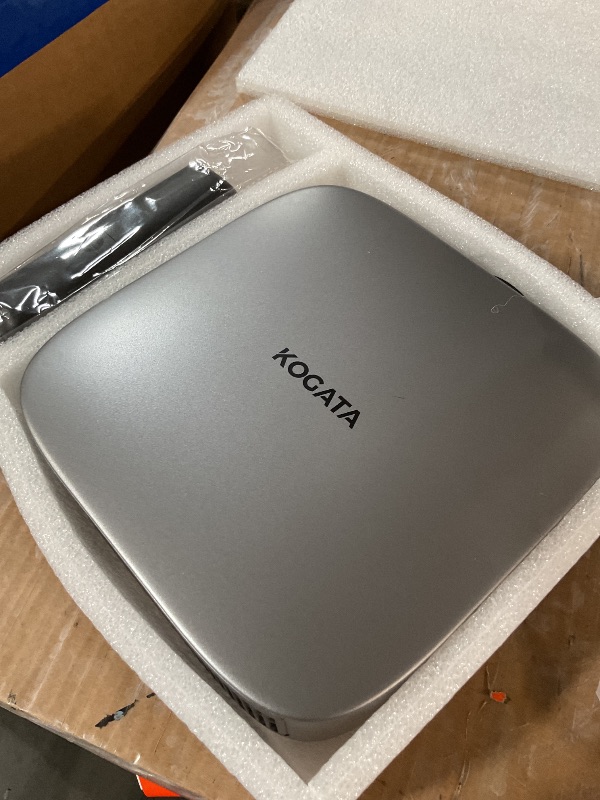 Photo 1 of [Short Throw/Built in Apps] Projector 4K with WiFi and Bluetooth, 2000ANSI TOF Auto Focus Keystone Smart Projector for Dolby Audio Home Theater Movie, Kogata Outdoor Projector Portable Ceiling Gray