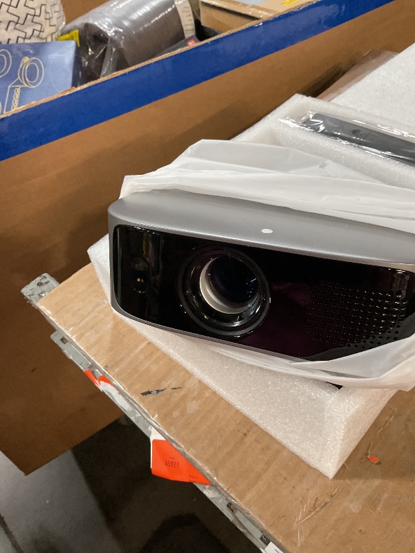 Photo 1 of [Short Throw/Built in Apps] Projector 4K with WiFi and Bluetooth, 2000ANSI TOF Auto Focus Keystone Smart Projector for Dolby Audio Home Theater Movie, Kogata Outdoor Projector Portable Ceiling Gray